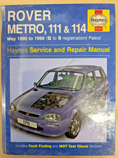 Haynes Manual 1711 Rover
