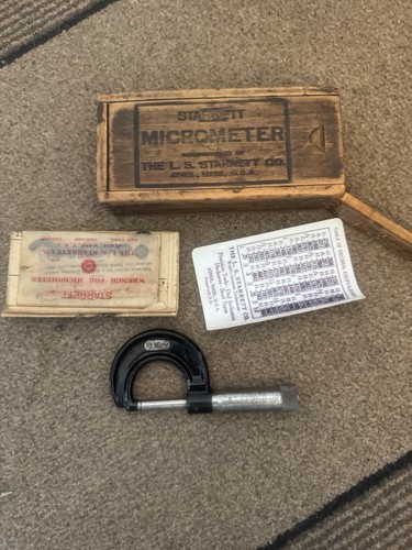 Vintage starrett co - starrett,