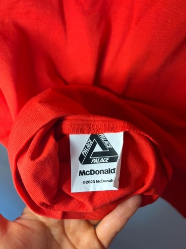 Palace mcdonald logo t - palace,