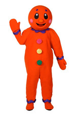 Gingerbread Man Mascot Costume