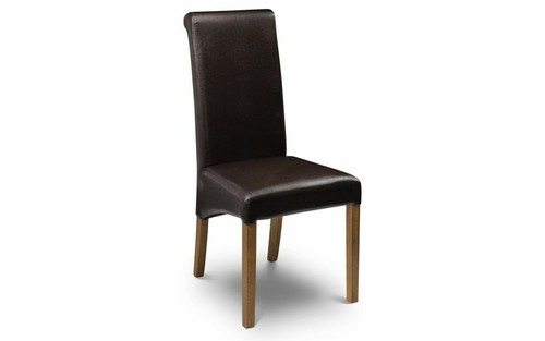 Brown faux leather - faux, oak