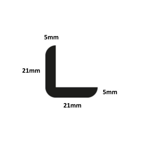 Oak angle corner - angle, trim