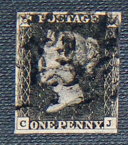 1840 penny black - 1d,