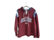 Colorado Avalanche Maroon Pullover Hoodie XL - NHL Retro