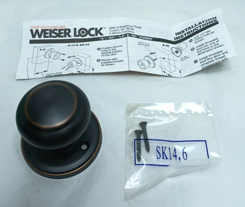 Weiser lock a12 - weiser, dummy