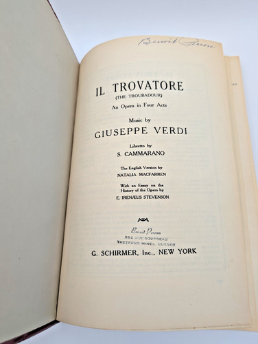 Verdi trovatore vocal - trovatore,
