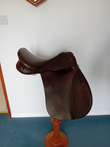 Ideal brown leather - leather, saddle