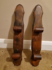 solid wood gun or sword wall rack