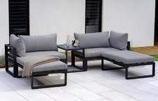 Santorini Grey 4 Seater