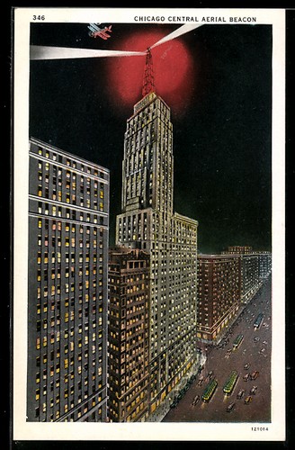 Postcard chicago central - chicago,,