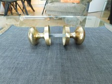 Pair of Vintage Solid Brass