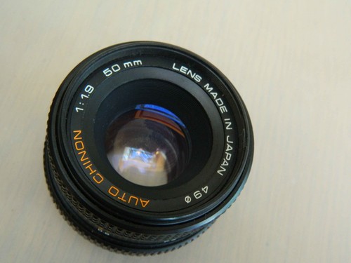 Chinon 50mm auto prime - chinon,