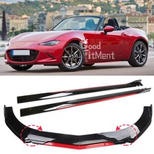 Glossy Front Bumper Chin Lip