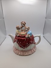 Teddy Bear Picnic Design Leonardo  1990S Whimsical Teapot