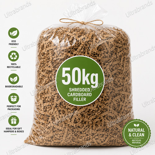 50kg shredded cardboard - 50kg, void