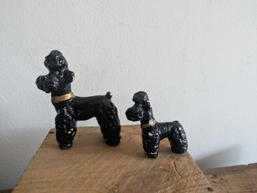 Pair vintage 1960 black - pair,