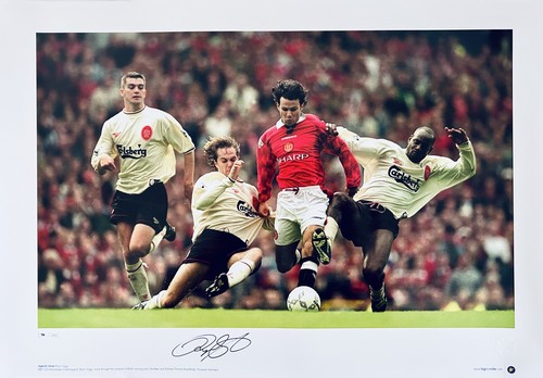 Ryan giggs hand signed - ryan,