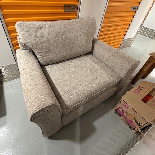 Next grey fabric seater - grey,