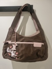 Radley Bag, Brown And Pink,  5 Seperate Compartments, has some old makeup marks.