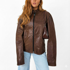 Vintage Style Brown Distressed