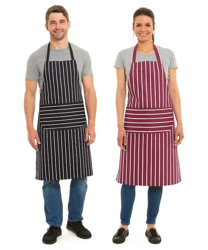 Stripe butcher aprons - aprons, for