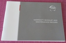 (2017) NISSAN SERVICE BOOK