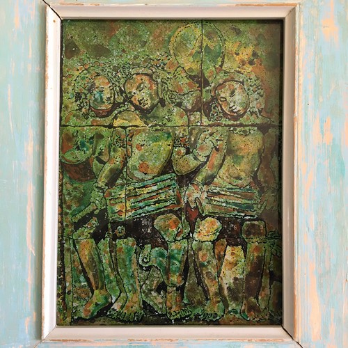 Indonesian folk art reverse - indonesian,