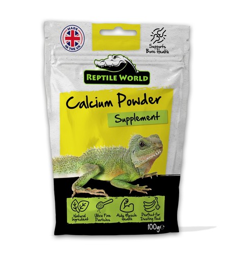 Reptile world calcium dust - reptile,