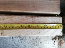 2.8m/ 9ft Elm Solid Beam Post Fireplace Mantle Hardwood Feature Floating Lintel