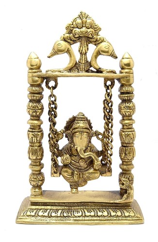 Brass ganesha swing - ganesha, jhoola