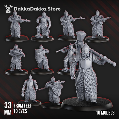 Holy steel battalion set of - steel,