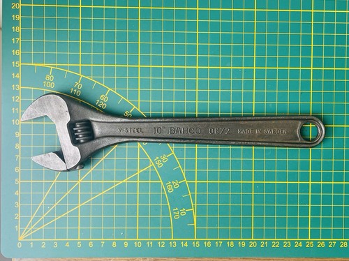 Vintage bahco inch - bahco, 10-inch