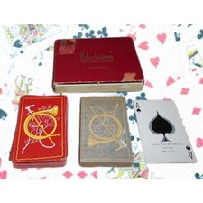Fox Hunting Bugle w/Whip Blackstone 2 Deck Pinochle Cards Arrco 1 Sealed Deck