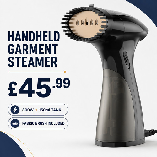 Handheld garment steamer - garment, 800w