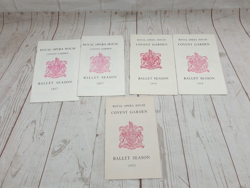 Five vintage programmes - programmes, royal