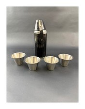 Vintage Black Calf Leather Hip