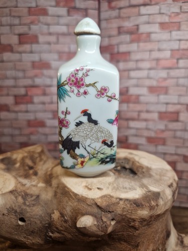 Vintage chinese crowned - vintage, crane