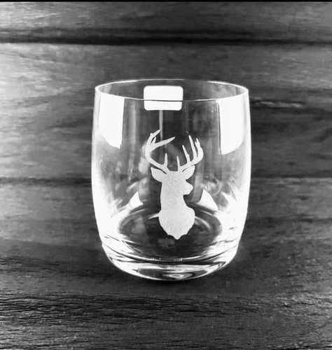 Stag head dartington - stag, crystal
