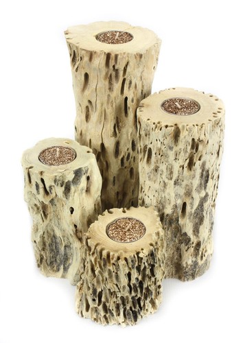 Thai driftwood rustic tealight - driftwood,