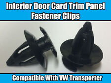 20x CLIPS FOR VW T3 T25 INTERIOR DOOR CARD PANEL TRIM LINING BLACK PLASTIC NEW