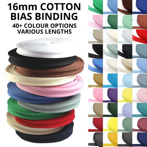 16mm cotton bias - bias, binding