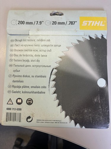Stihl circular saw blade - stihl,