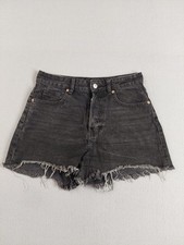 H&M Women Jeans Shorts 6 Black