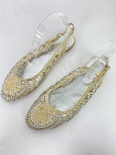 LK Bennett Leather Gold Silver