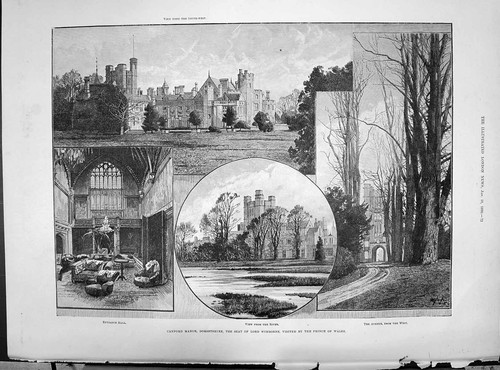 Old 1890 canford manor lord - canford,