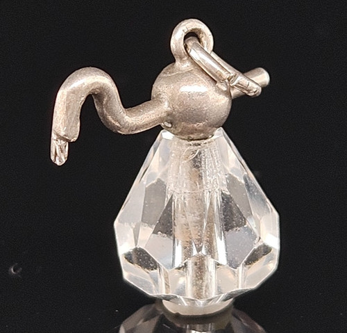 Sterling silver crystal - silver,