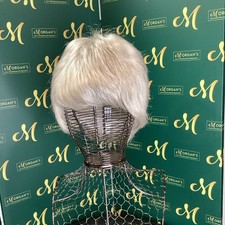 No.304. Short Grey Wig By Dimples Feather Collection