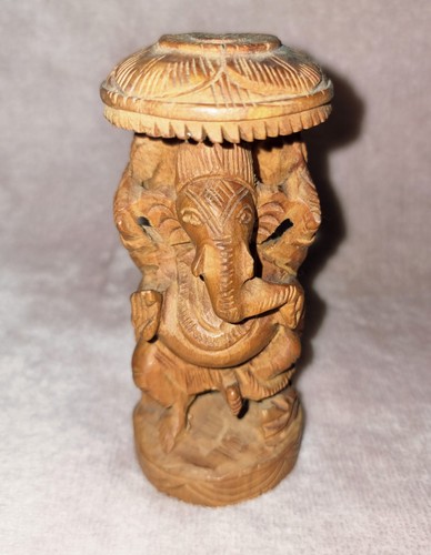 Vintage kadam wood ganesha - vintage,