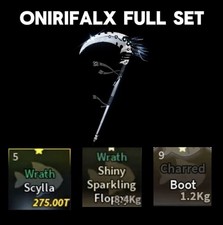 Onirifalx Rod Set Fisch Super Fast Delivery ⚡️ SSW Floppy W Scylla charred boot