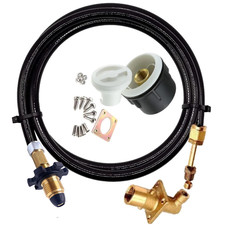 LPG Bayonet 8mm Filling Point to safefill propane bottle Hand Wheel Soft Nose 3m